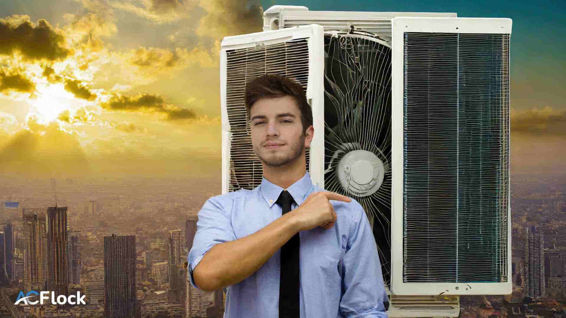 how to purposely destroy my air-conditioner